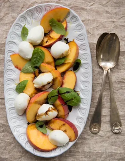 Stone Fruit Caprese