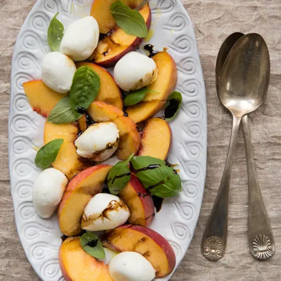 Stone Fruit Caprese