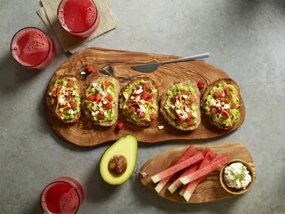 Avocado Toast With Watermelon