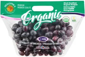 Organic Black Grapes