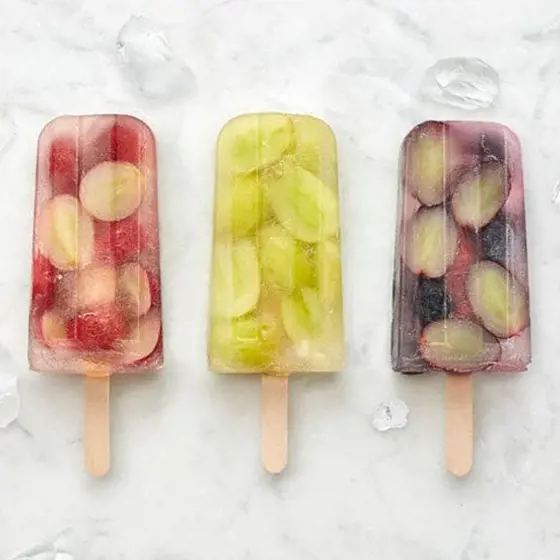 Frozen Grape Lemonade Pops