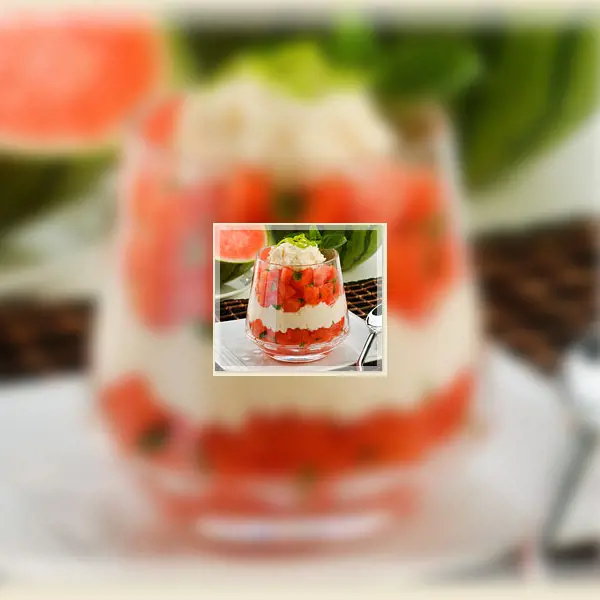 Watermelon With Lime And Mascarpone