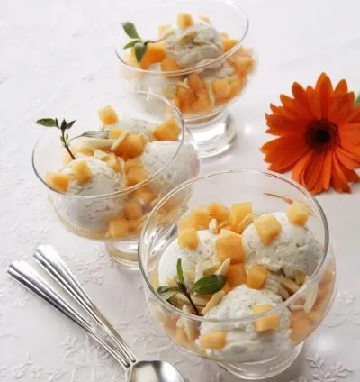 Extra Sweet Cantaloupe Italian Sundae