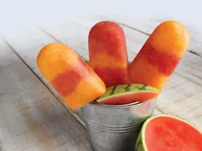 Juicy Dulcinea Melon Pops