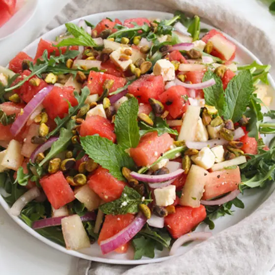 Watermelon Rind Salad